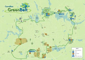 Close Proximity to the The Carrollton Greenbelt